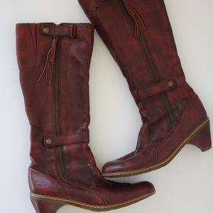 dr martens tall zip boots